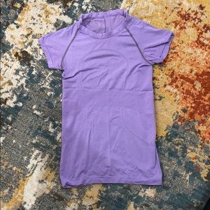 Purple Lululemon Swiftly Tech Short Sleeve Shirt